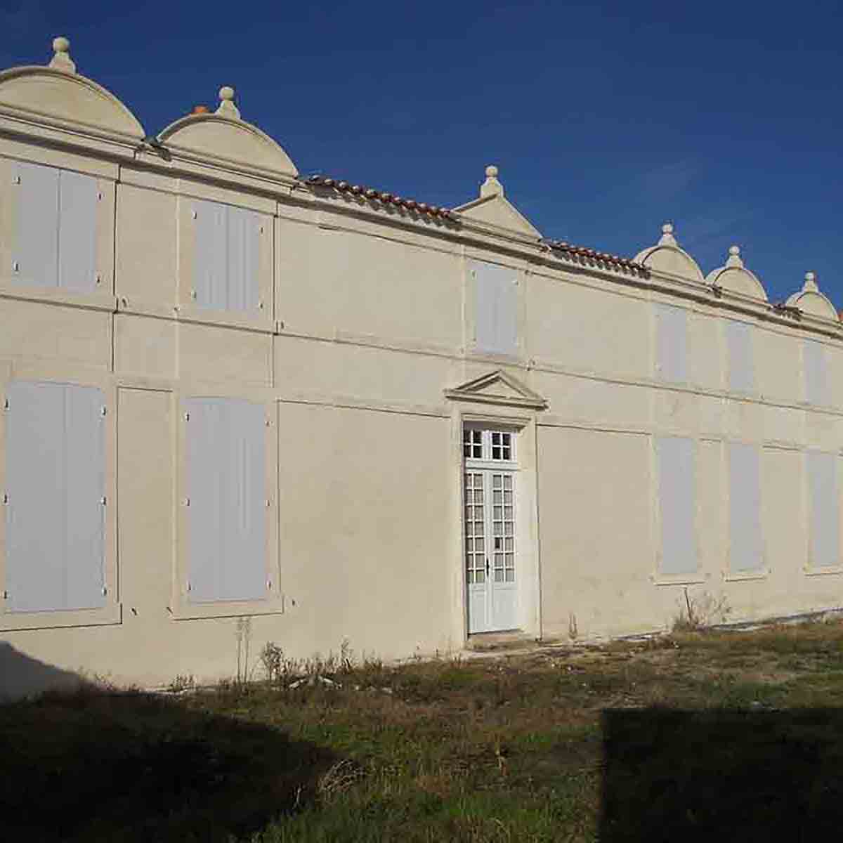 enduits format carré Enduits extérieurs réalisés par l'entreprise François Cellier, spécialiste de la rénovation du bâti ancien